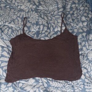Aeropostale Dark Brown Camisole Top
